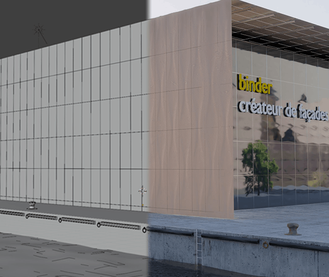 3D facade visualisation