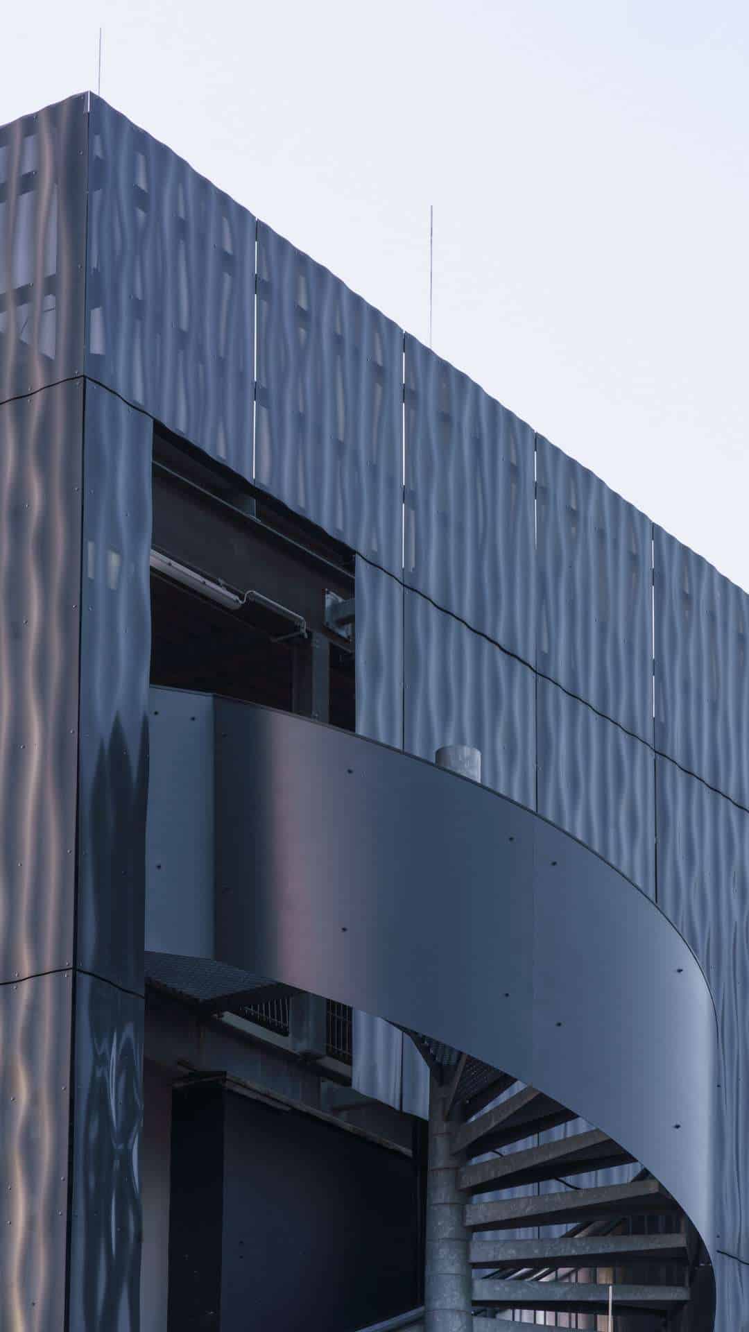 3D aluminium facade