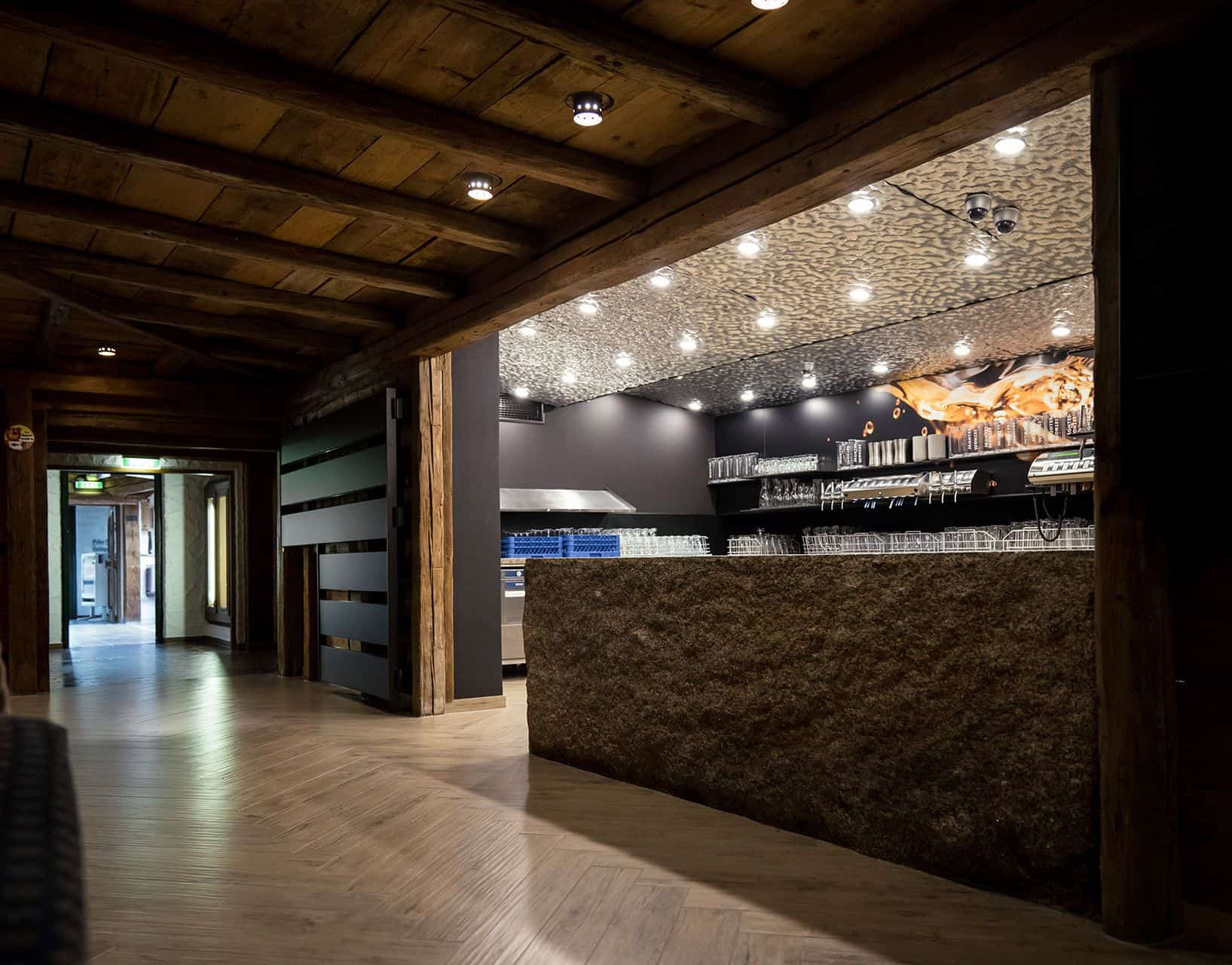 BinderPM 3D expanded metal ceiling lining Haslinger Hof